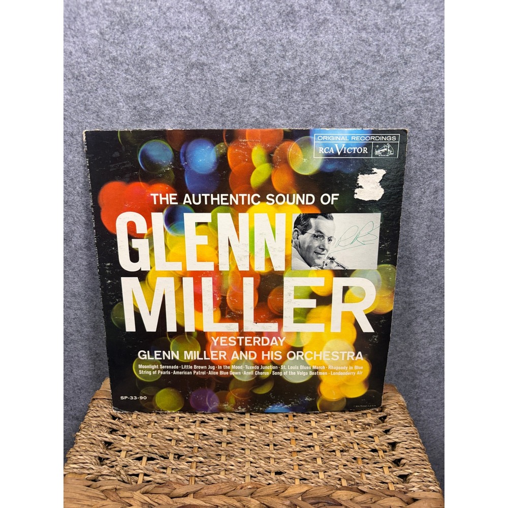 Glenn Miller The Authentic Sound of Glenn Miller Yesterday Vinyl LP RCA SP-33-90
